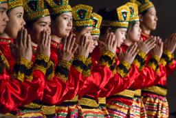 Dancers in traditional dress