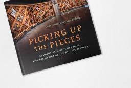 Cover of book depicting the title "Picking up the pieces"