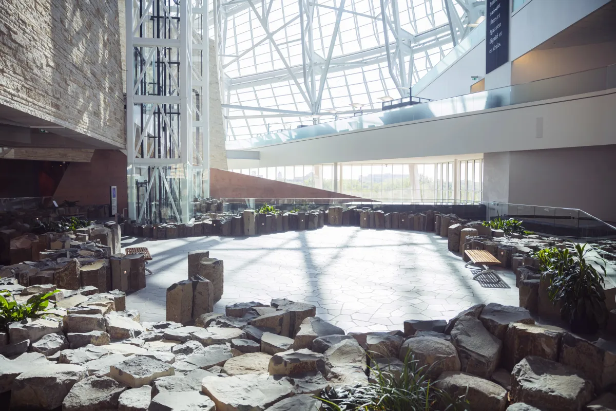 The Stuart Clark Garden of Contemplation in the Museum.